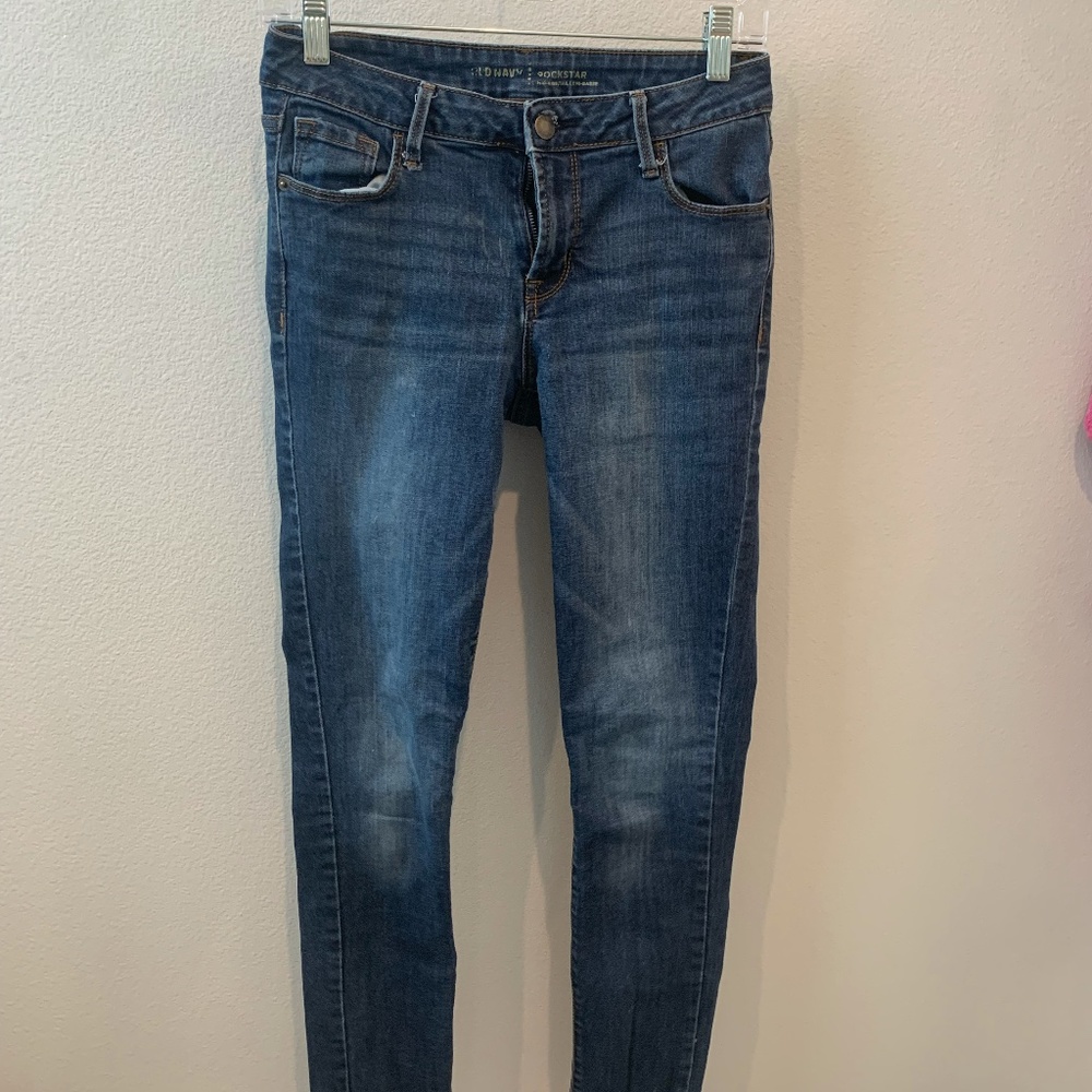 Dark Wash Blue Skinny Jeans